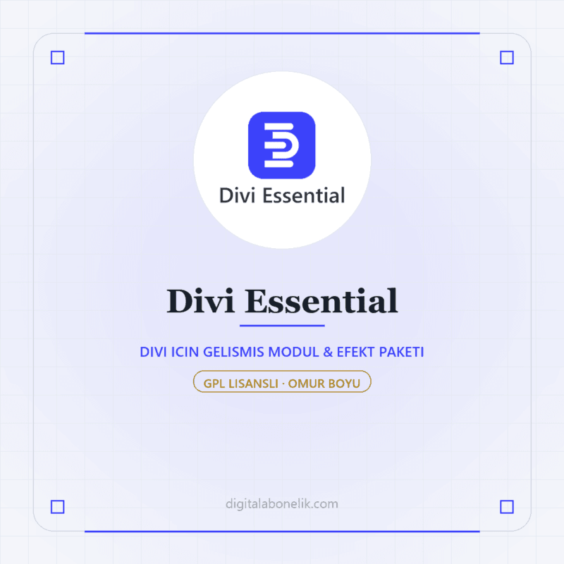 Divi Essential - DigitalAbonelik