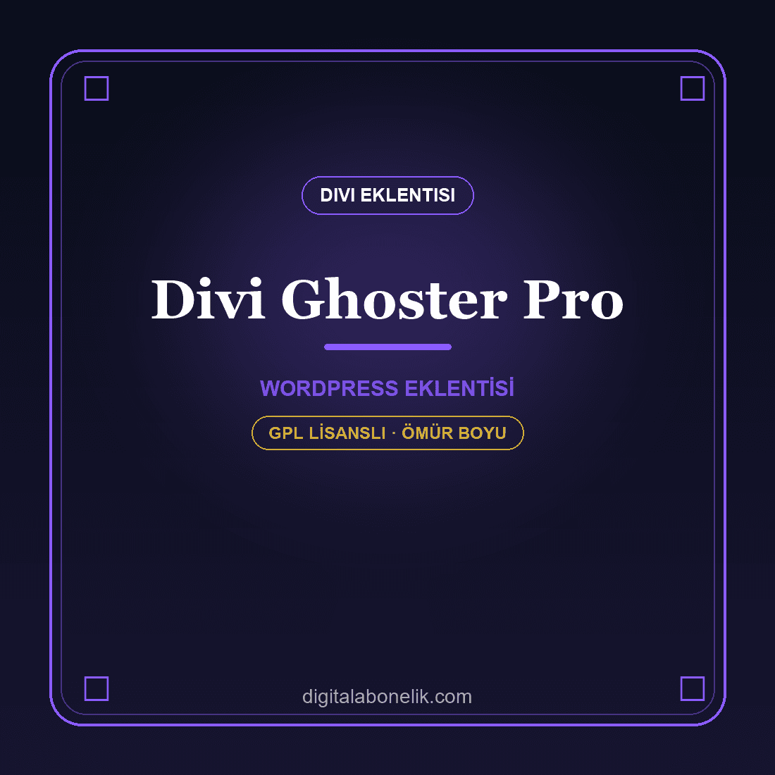 Divi Ghoster Pro Divi Ghoster Pro – Divi White Label & Gizleme Eklentisi - Görsel 1