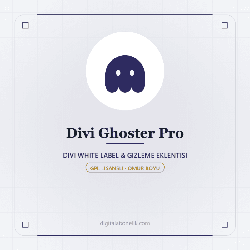 Divi Ghoster Pro - DigitalAbonelik