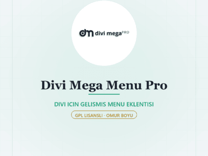 Divi Mega Menu Pro - DigitalAbonelik