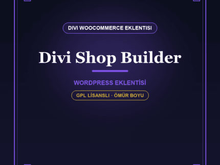 Divi Shop Builder – Divi için WooCommerce Tasarım Eklentisi