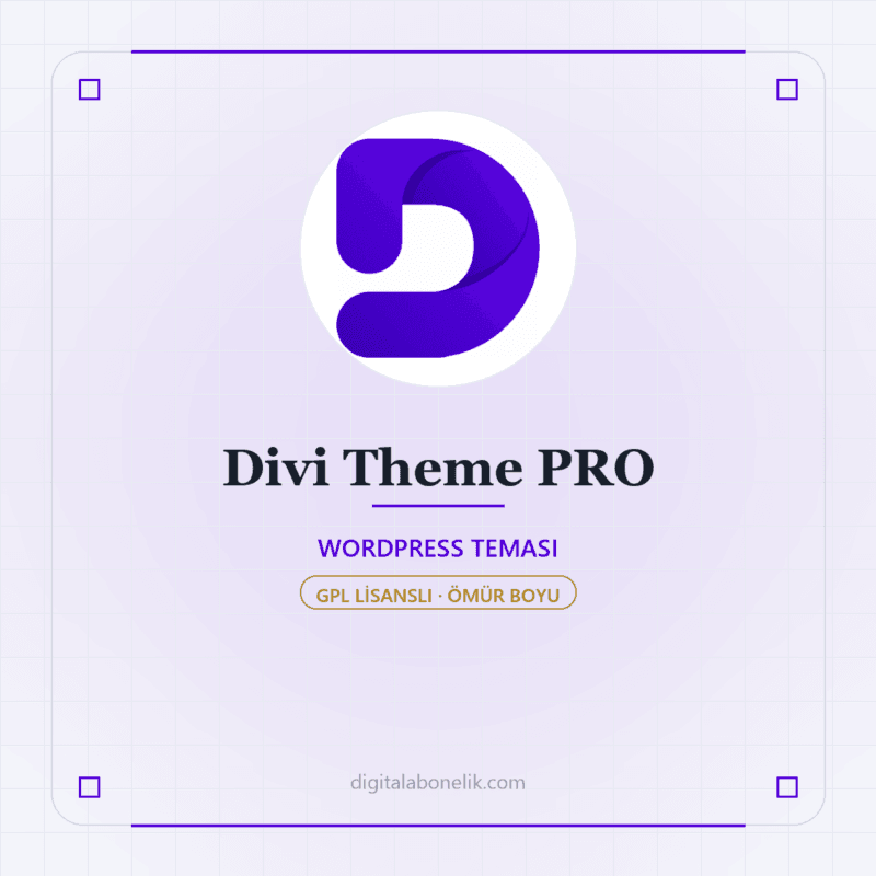 Divi Tema PRO GPL - DigitalAbonelik