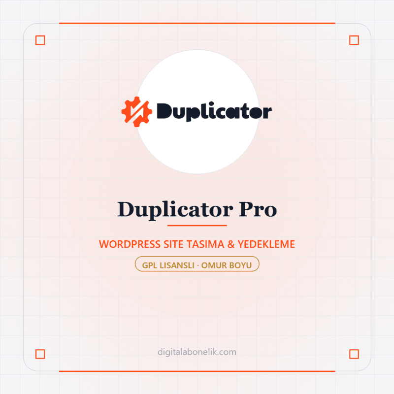 Duplicator Pro - DigitalAbonelik