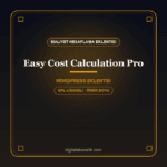 Easy Cost Calculator Pro – WordPress Fiyat Hesaplama Eklentisi
