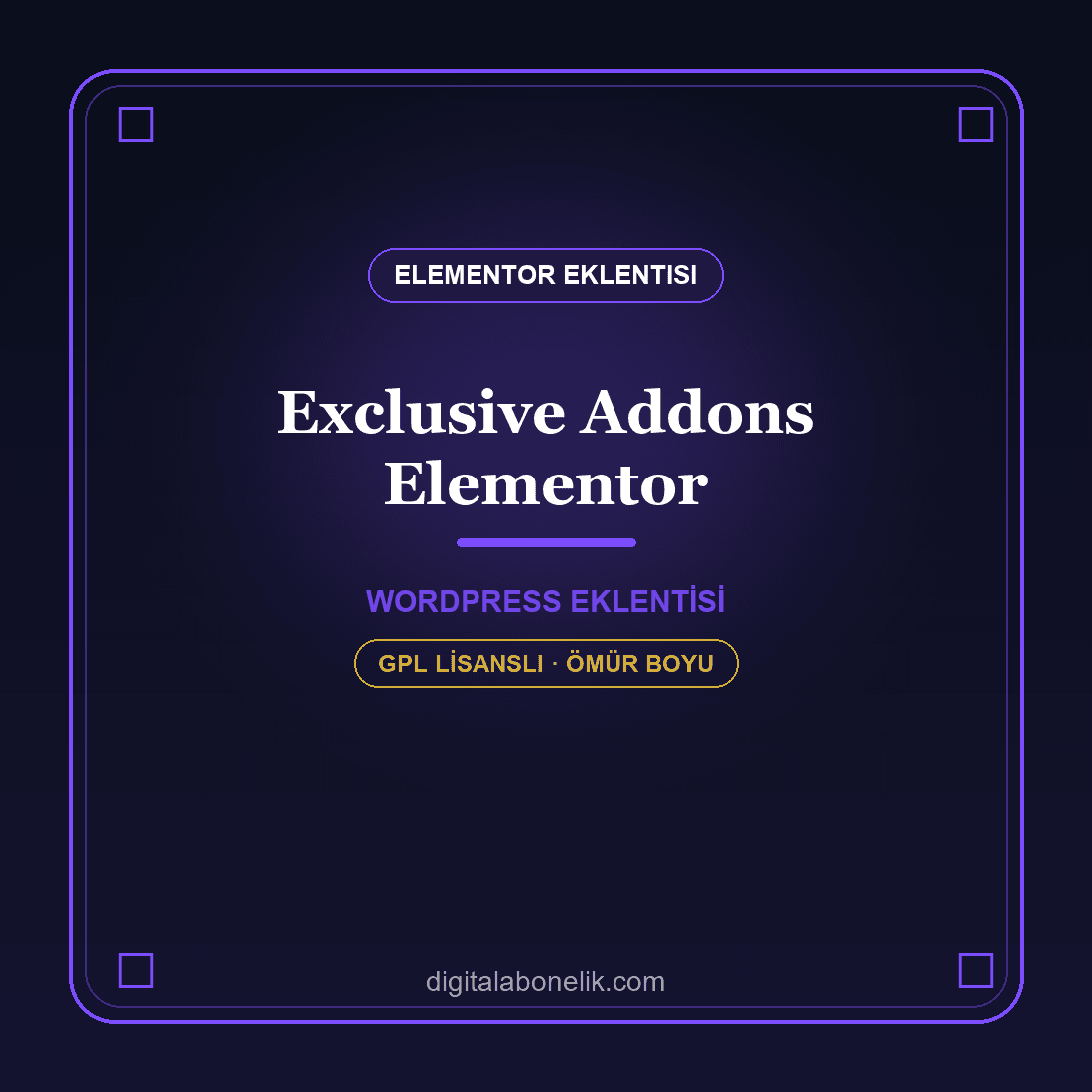 Exclusive Addons Elementor Exclusive Addons Pro – Elementor Genişletme Paketi - Görsel 1