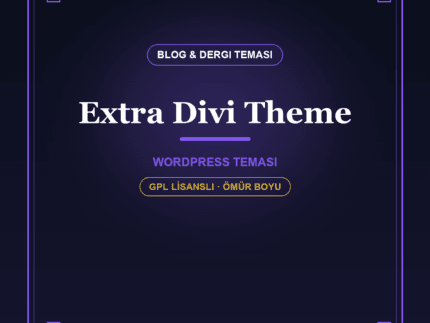 Extra – Divi Builder Destekli Dergi & Blog Teması