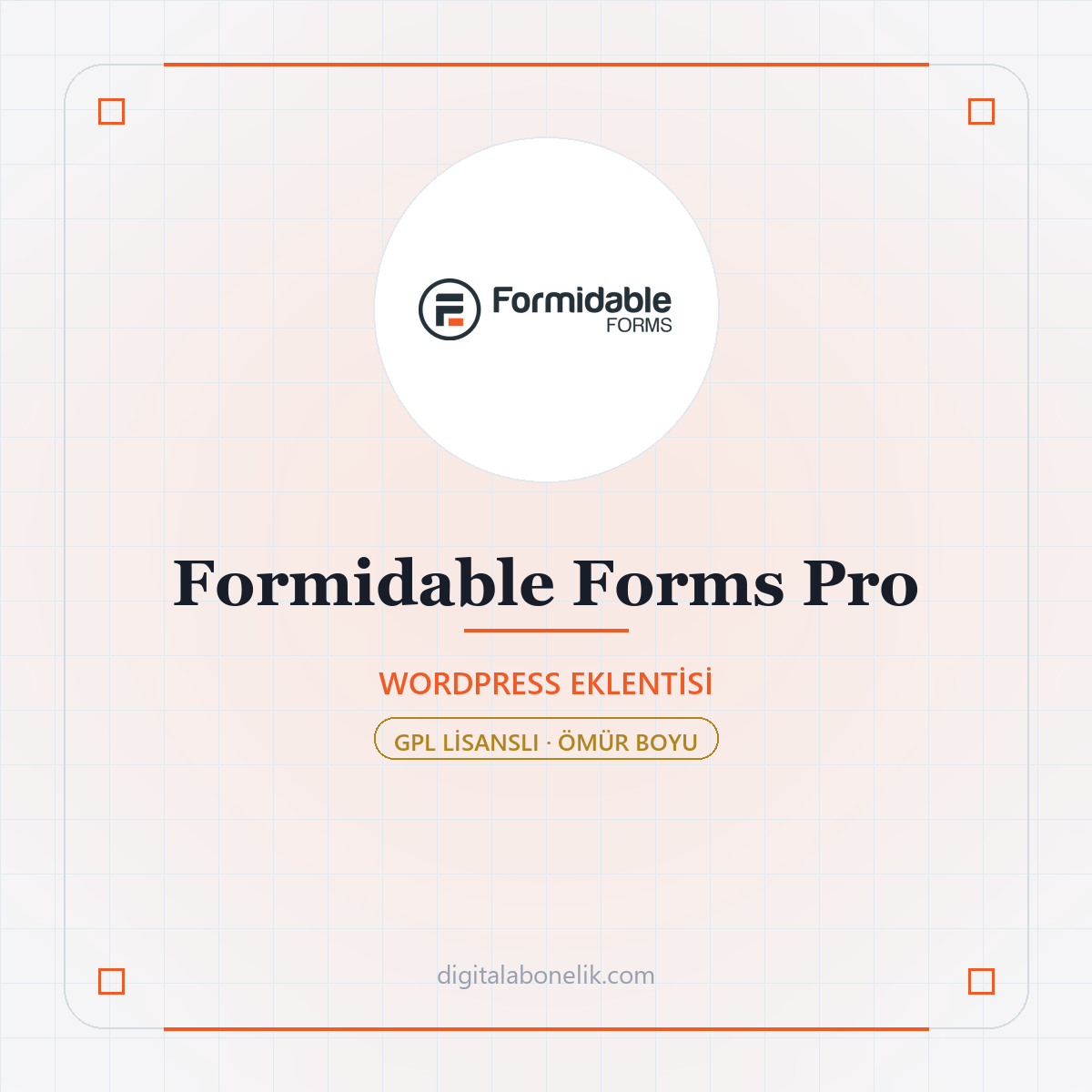 Formidable Forms Pro Formidable Forms Pro - DigitalAbonelik