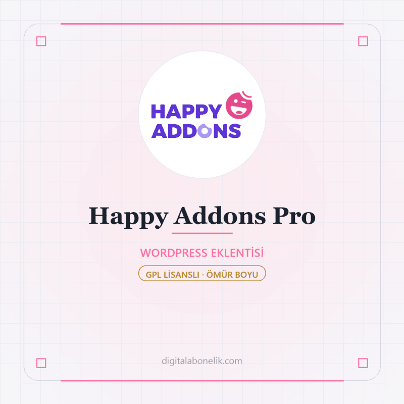 Happy Addons Pro - DigitalAbonelik