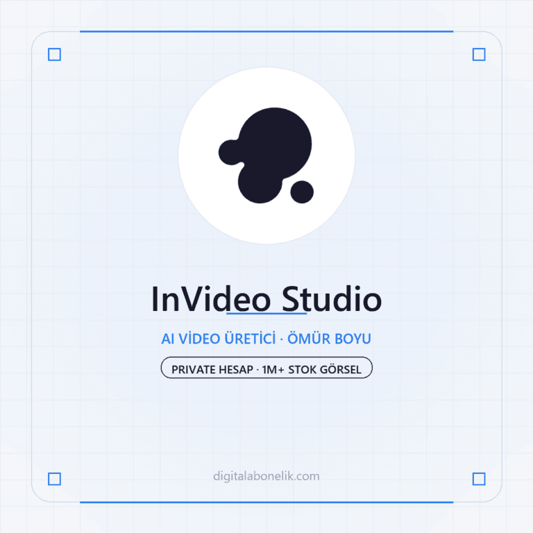 InVideo Studio Ömür Boyu Private Hesap - DigitalAbonelik
