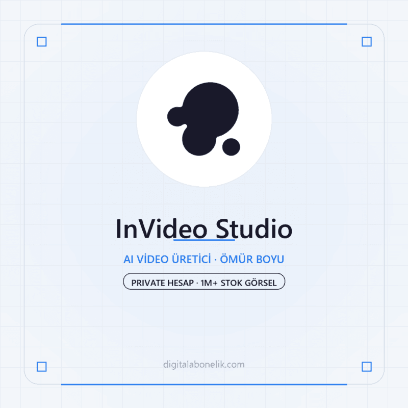 InVideo Studio Ömür Boyu Private Hesap - DigitalAbonelik