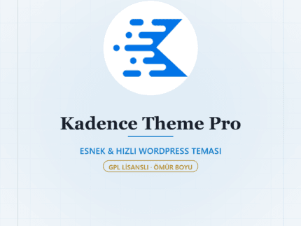 Kadence Theme Pro - Esnek & Hizli Wordpress Temasi - DigitalAbonelik