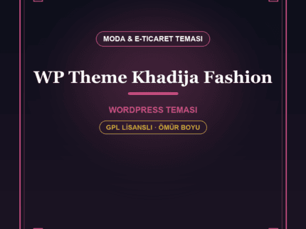 Khadija – Moda & Giyim WooCommerce Teması