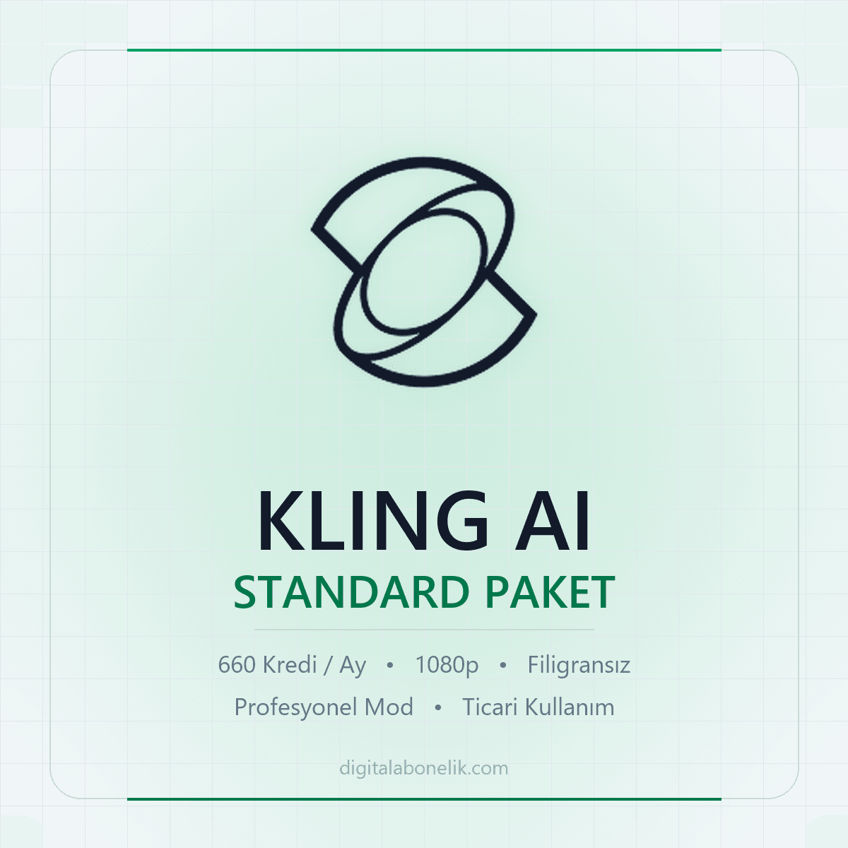 Kling AI Standard Paket Kling AI Standard - 660 kredi - DigitalAbonelik