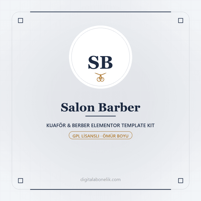 Salon Barber - DigitalAbonelik