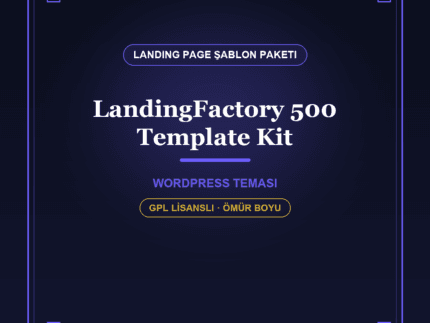 LandingFactory – 500 Landing Page Elementor Paketi