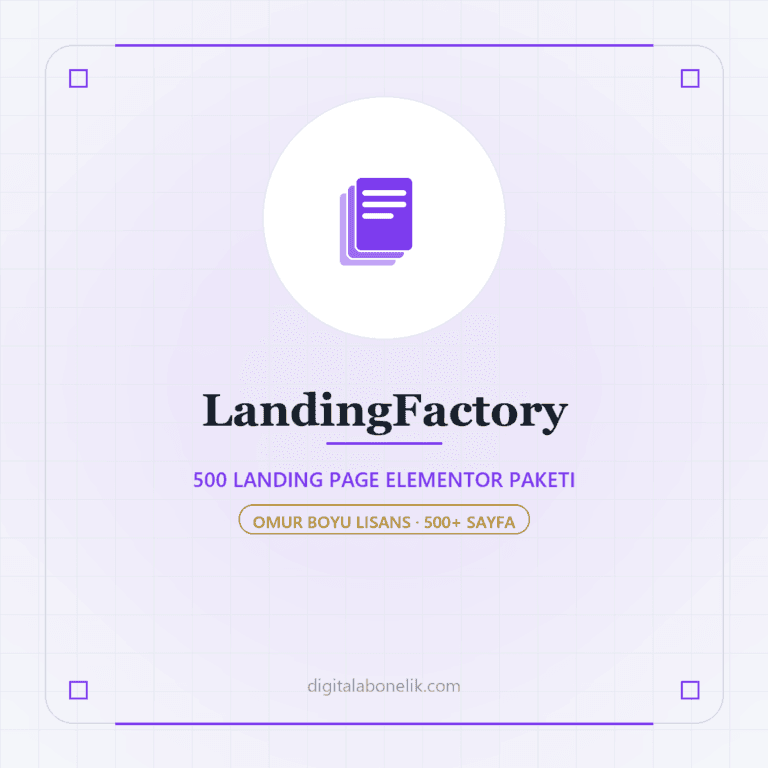 LandingFactory - DigitalAbonelik