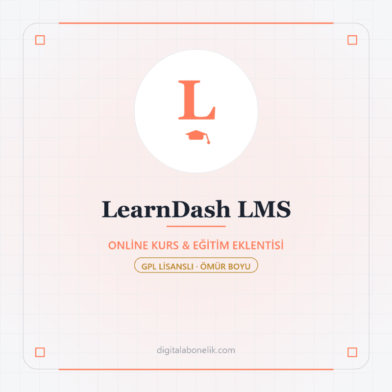 LearnDash LMS - DigitalAbonelik