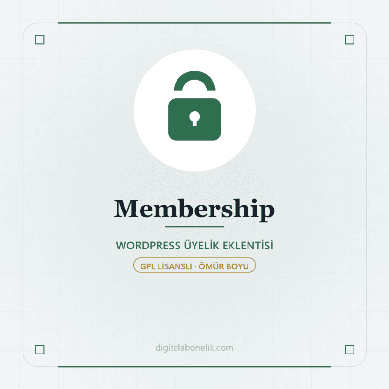 Membership - DigitalAbonelik