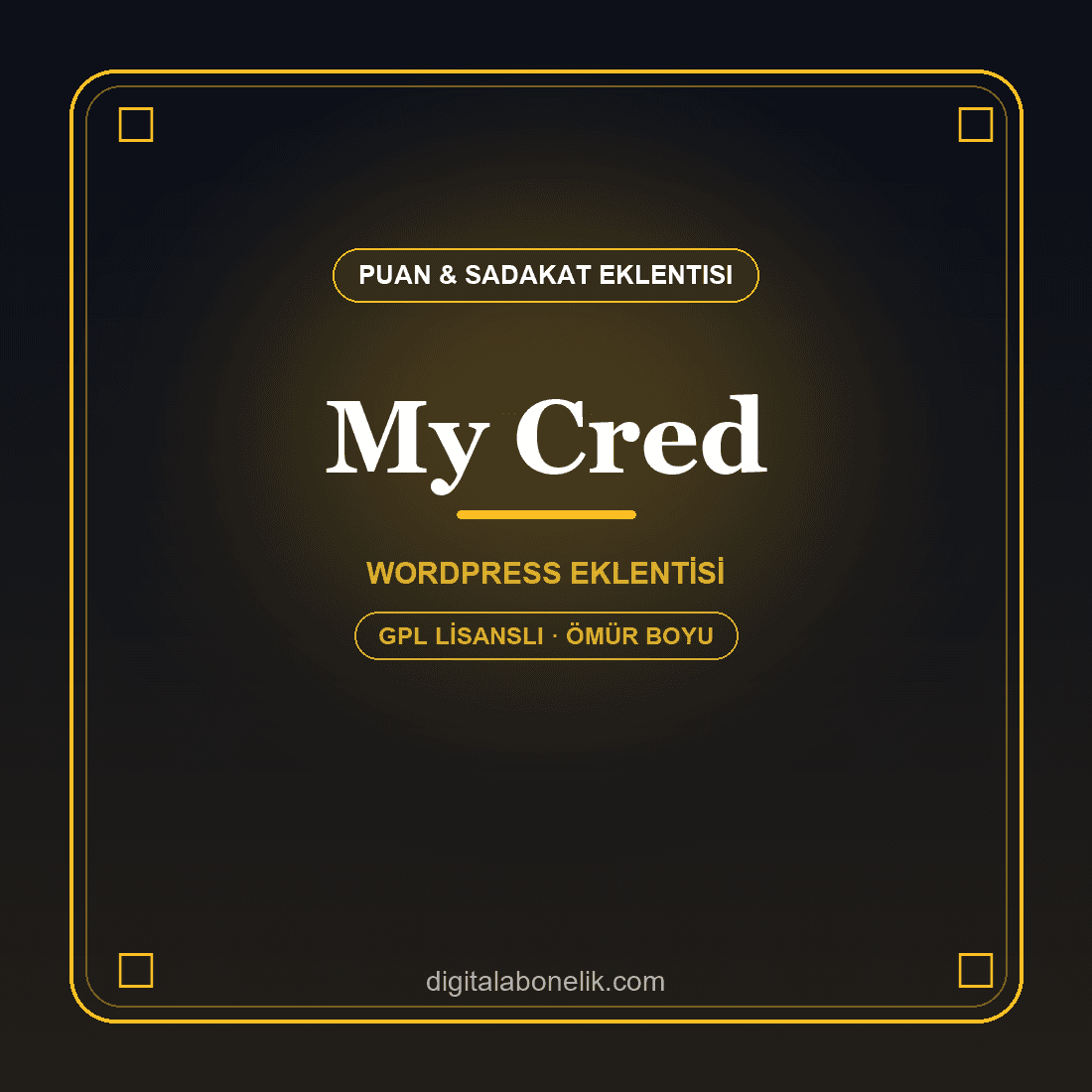 My Cred myCred – WordPress Puan, Ödül ve Sadakat Sistemi - Görsel 1
