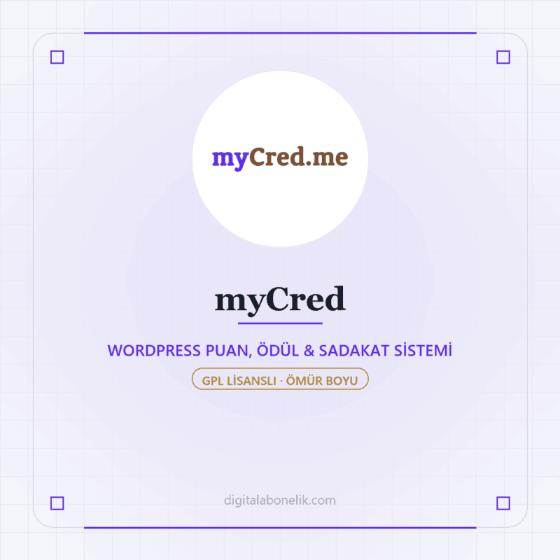 myCred - DigitalAbonelik