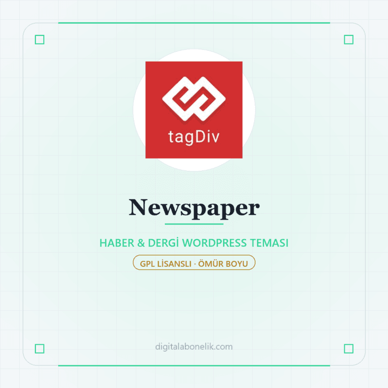 Newspaper (tagDiv) - DigitalAbonelik