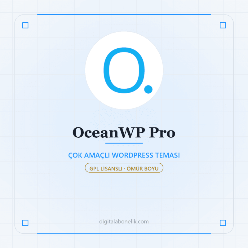 OceanWP Pro (Tüm Eklentiler) - DigitalAbonelik