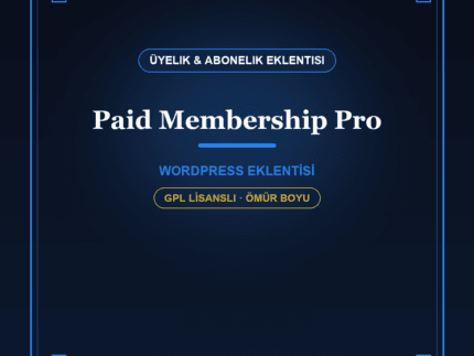 Paid Memberships Pro – WordPress Üyelik & Abonelik Eklentisi