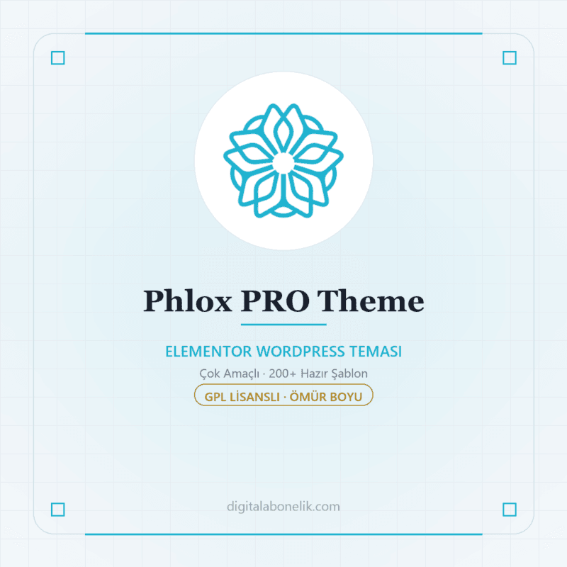 Phlox PRO Theme Elementor - DigitalAbonelik