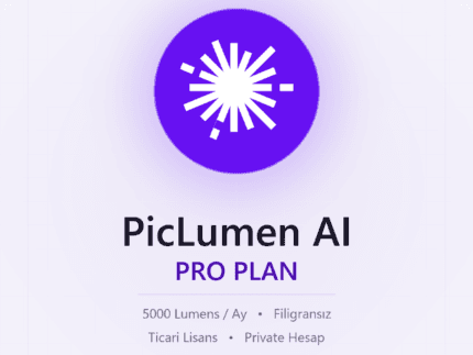 PicLumen AI Pro - 5000 Lumens - DigitalAbonelik