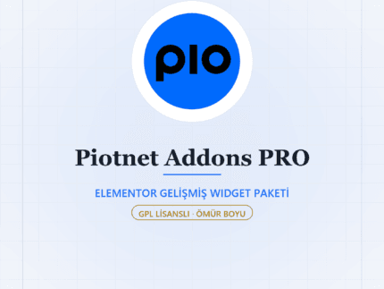 Piotnet Addons Pro - DigitalAbonelik
