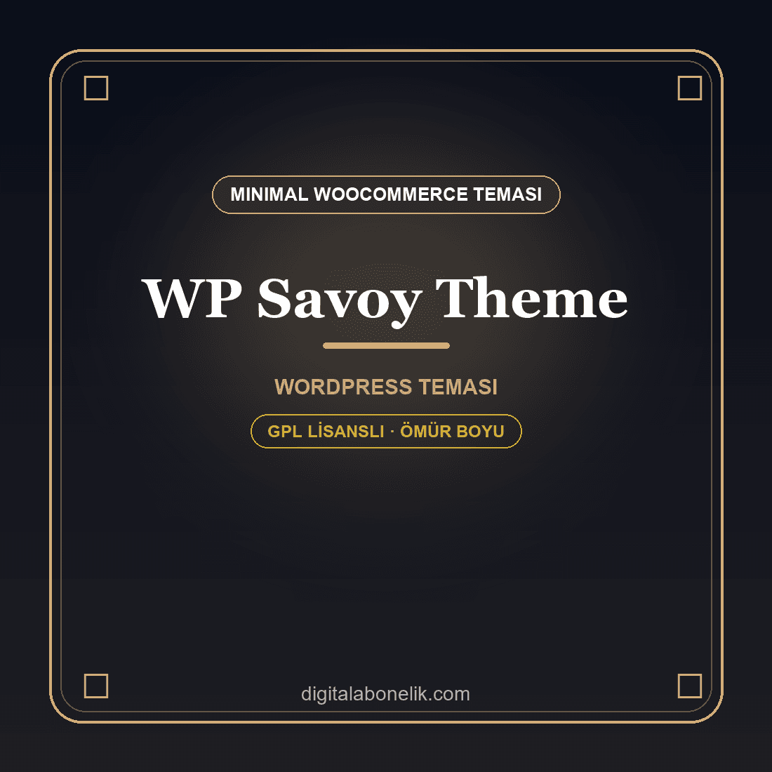 WP Savoy Theme Savoy – Minimalist AJAX WooCommerce Teması - Görsel 1