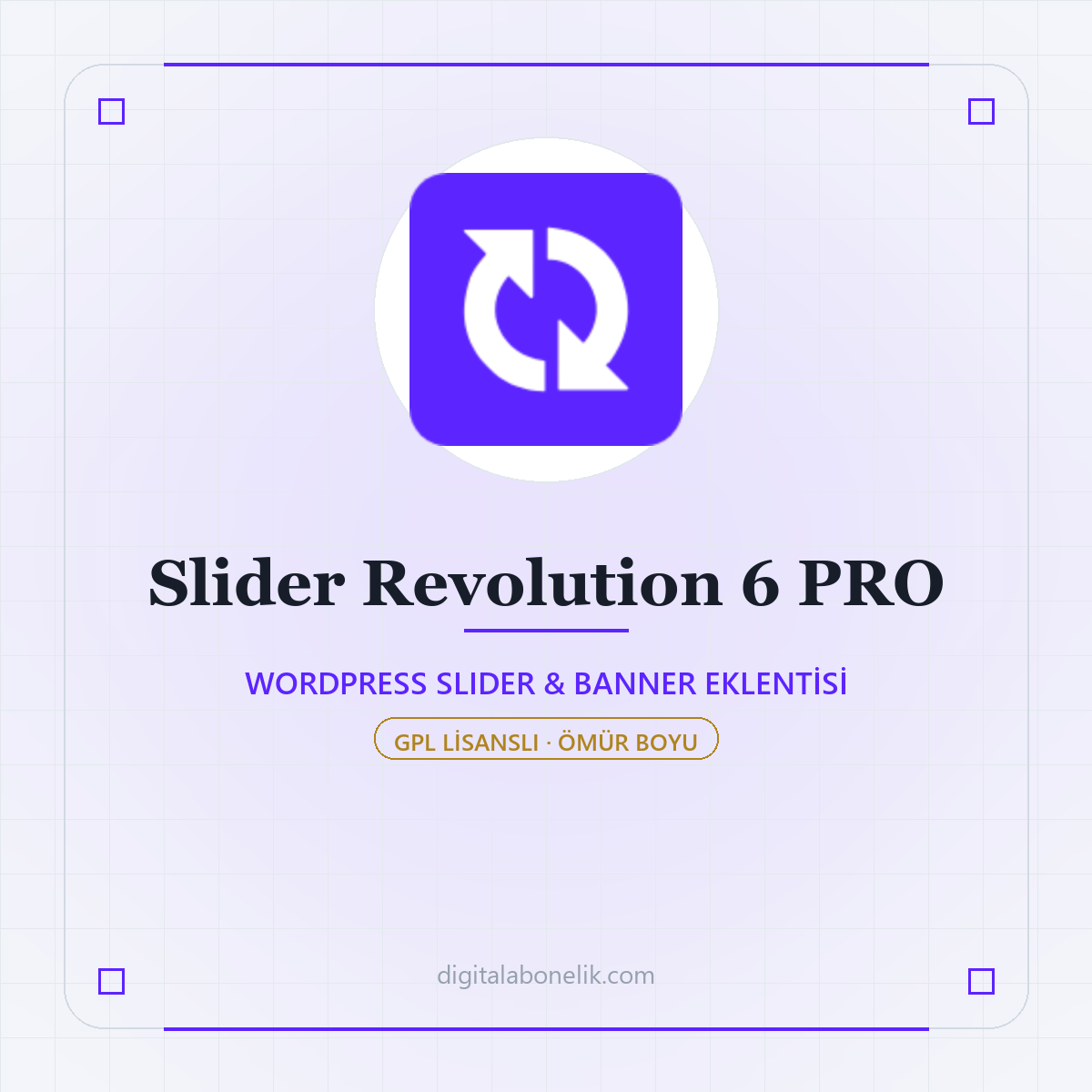 Slider Revolution 6 PRO Slider Revolution 6 PRO - DigitalAbonelik