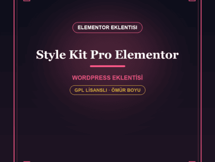 StyleKit Pro – Elementor Global Tasarım & Stil Eklentisi