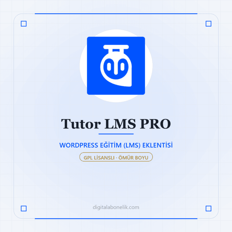 Tutor LMS PRO - DigitalAbonelik