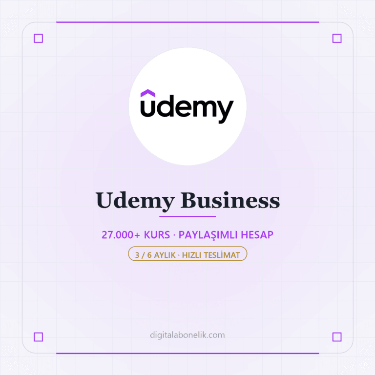 Udemy Business - DigitalAbonelik