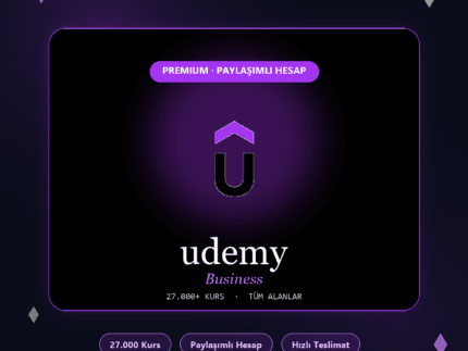 Udemy Business - paylasimli hesap - DigitalAbonelik