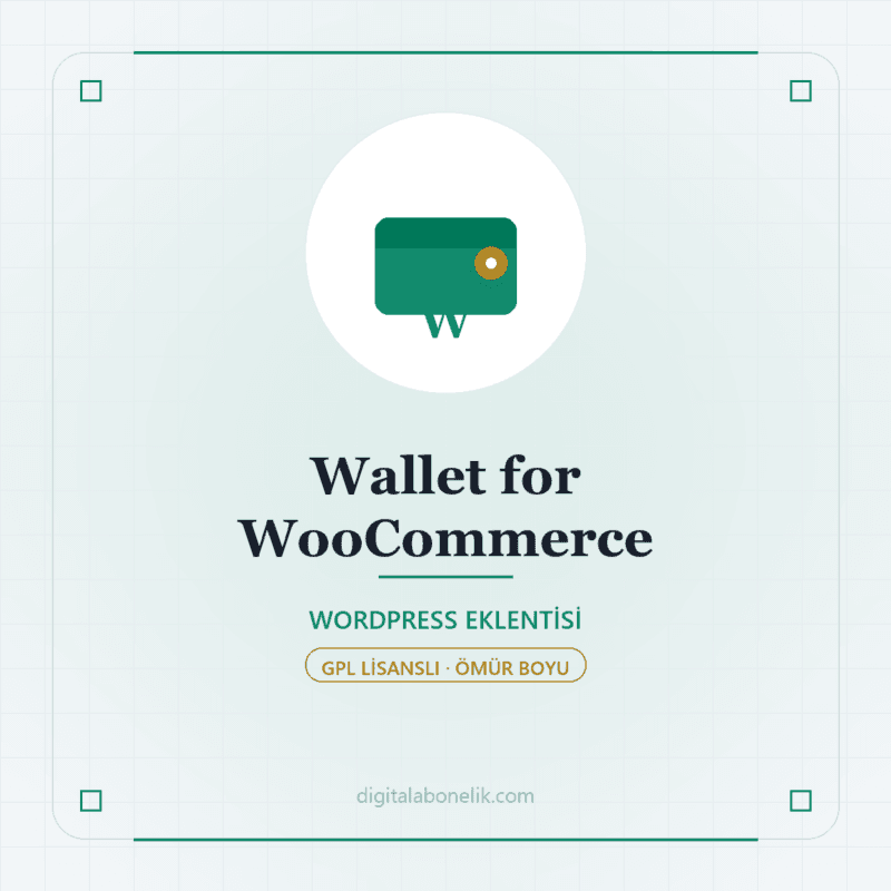Wallet for WooCommerce - DigitalAbonelik