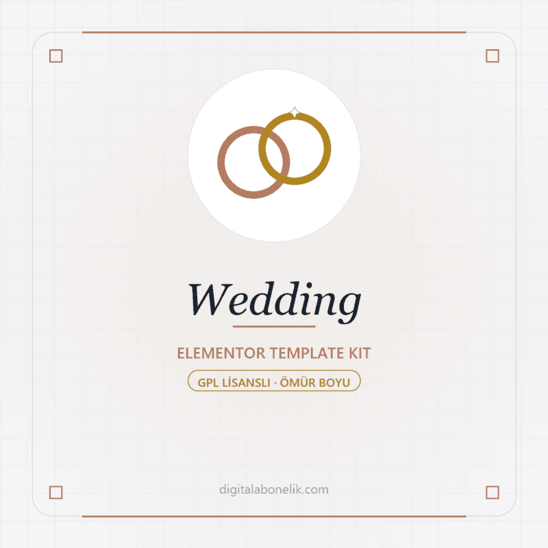 Wedding - DigitalAbonelik