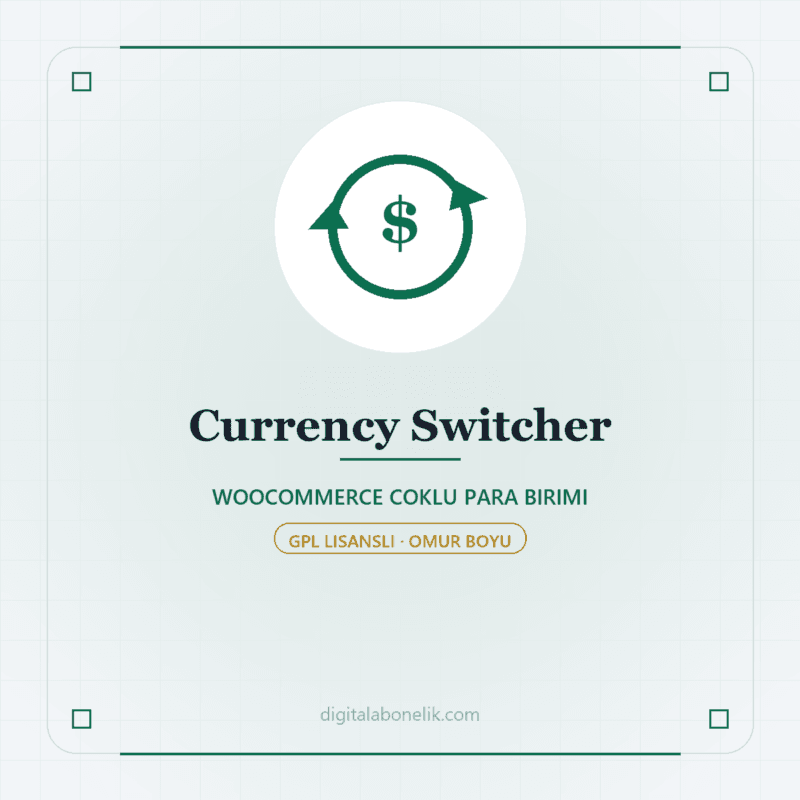 Currency Switcher - DigitalAbonelik