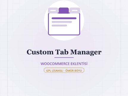 Custom Tab Manager - DigitalAbonelik