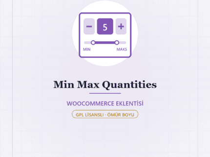 Min Max Quantities - DigitalAbonelik
