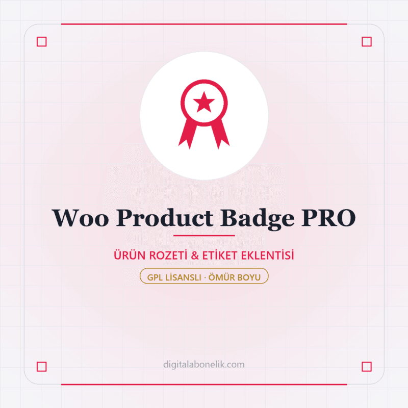 Woo Product Badge Pro - DigitalAbonelik