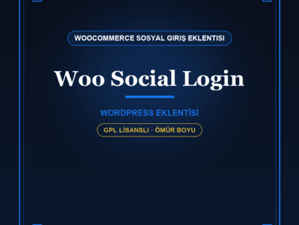 Woo Social Login – WooCommerce Sosyal Medya Giriş Eklentisi