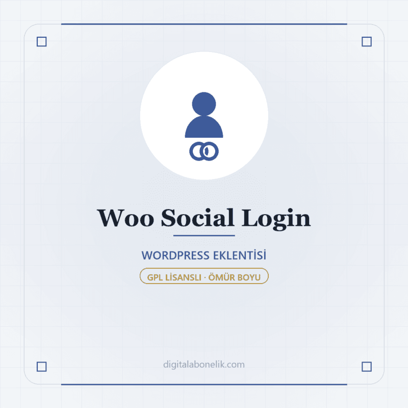 Woo Social Login - DigitalAbonelik
