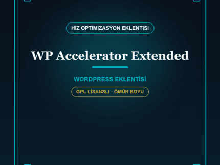 WP Accelerator Extended – WordPress Hız & Performans Eklentisi