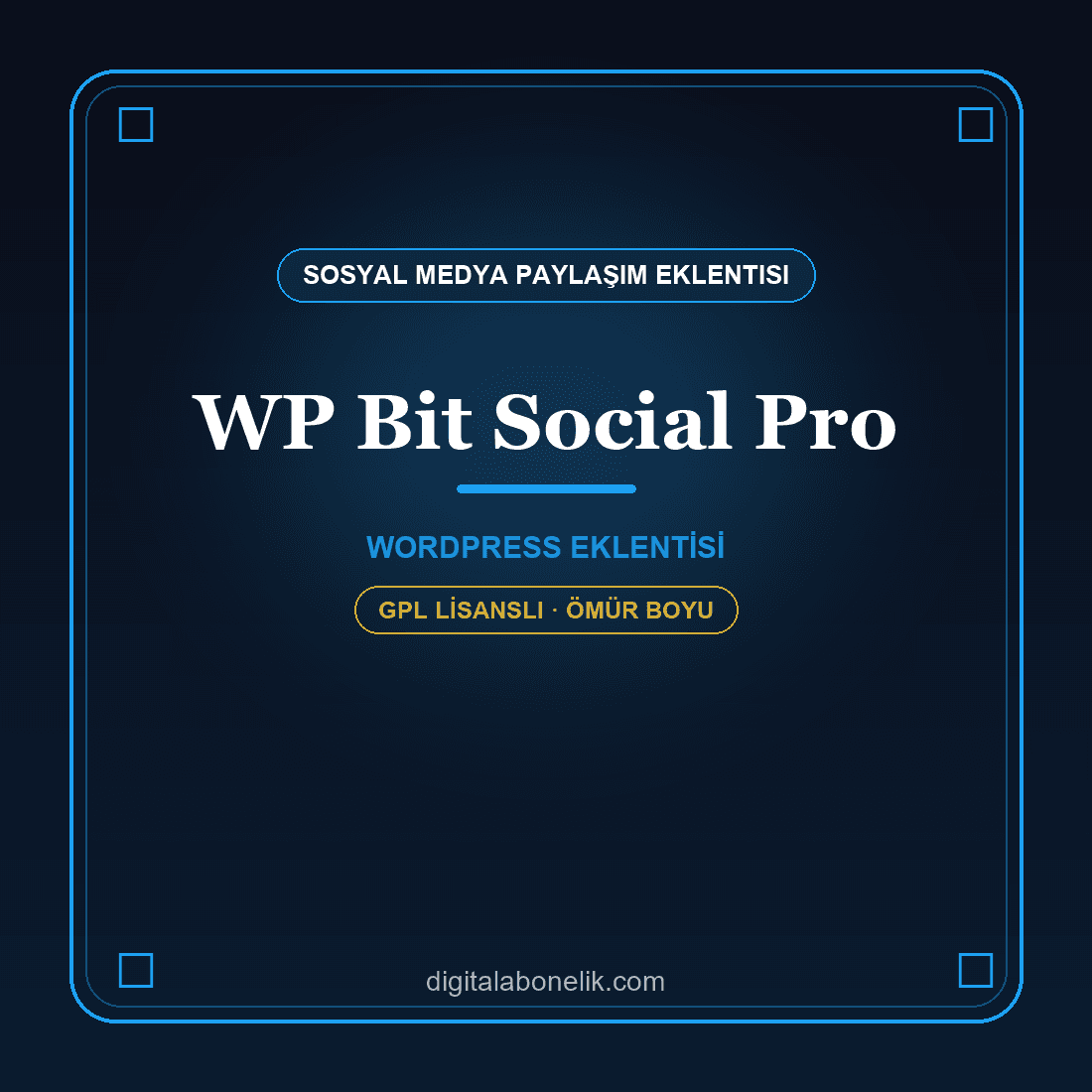 WP Bit Social Pro Bit Social Pro – Otomatik Sosyal Medya Paylaşım Eklentisi - Görsel 1