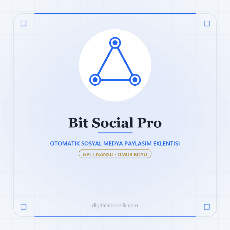 Bit Social Pro - DigitalAbonelik