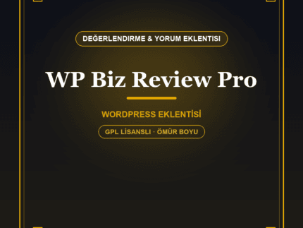 Biz Reviews Pro – Google & Facebook Yorum Gösterim Eklentisi