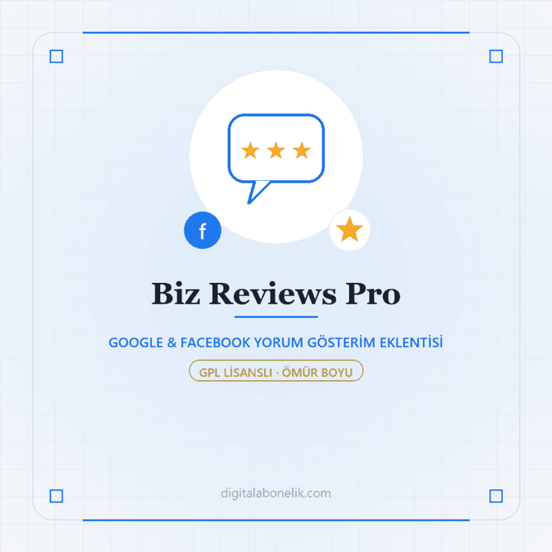Biz Reviews Pro - DigitalAbonelik