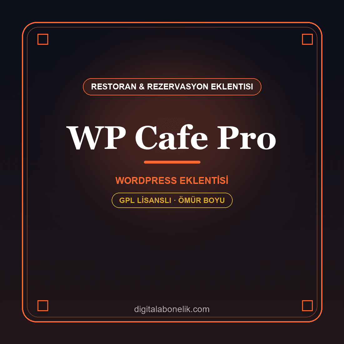 WP Cafe Pro WP Cafe Pro – Restoran Menü, Sipariş ve Rezervasyon - Görsel 1